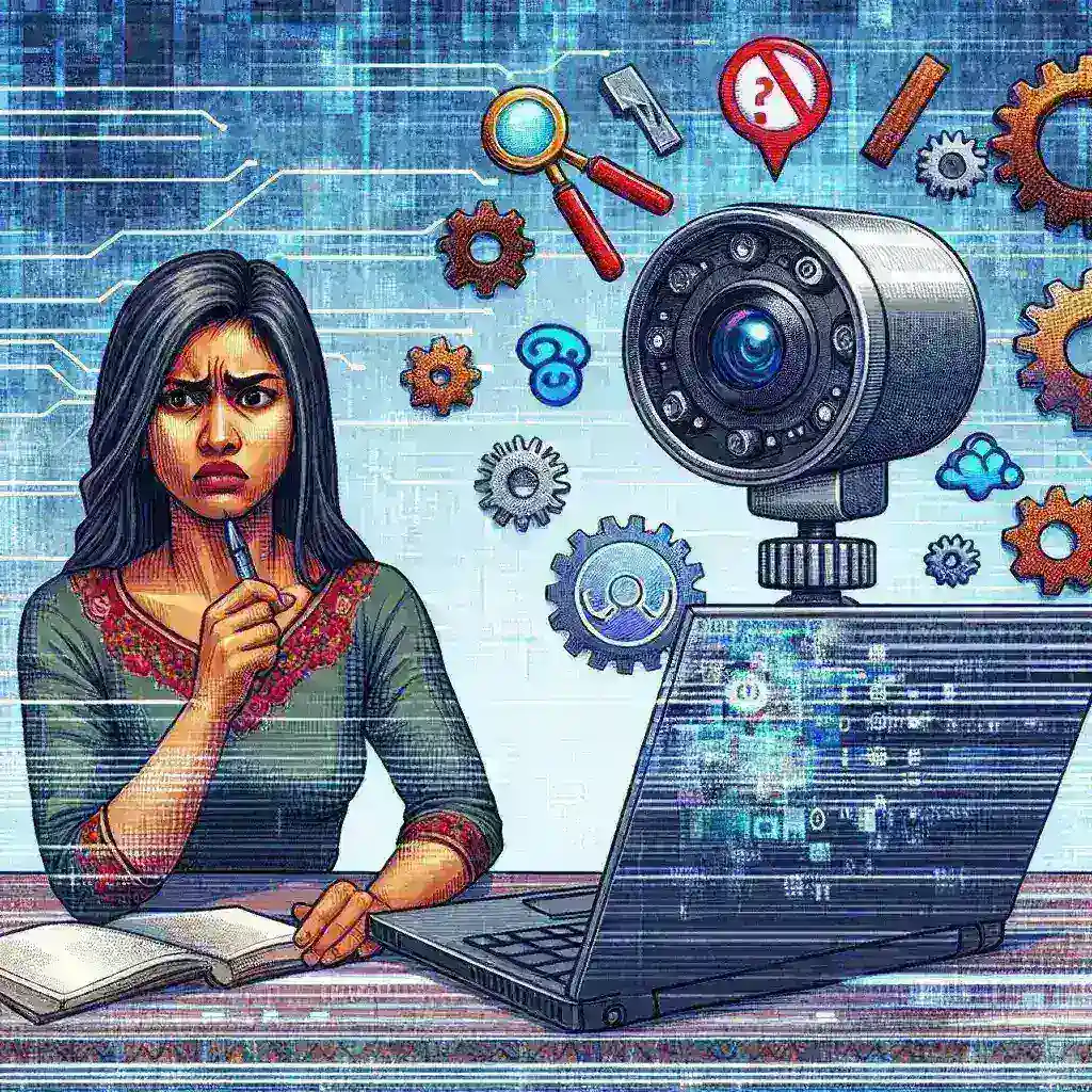 How do I troubleshoot poor video quality on my HD webcam?