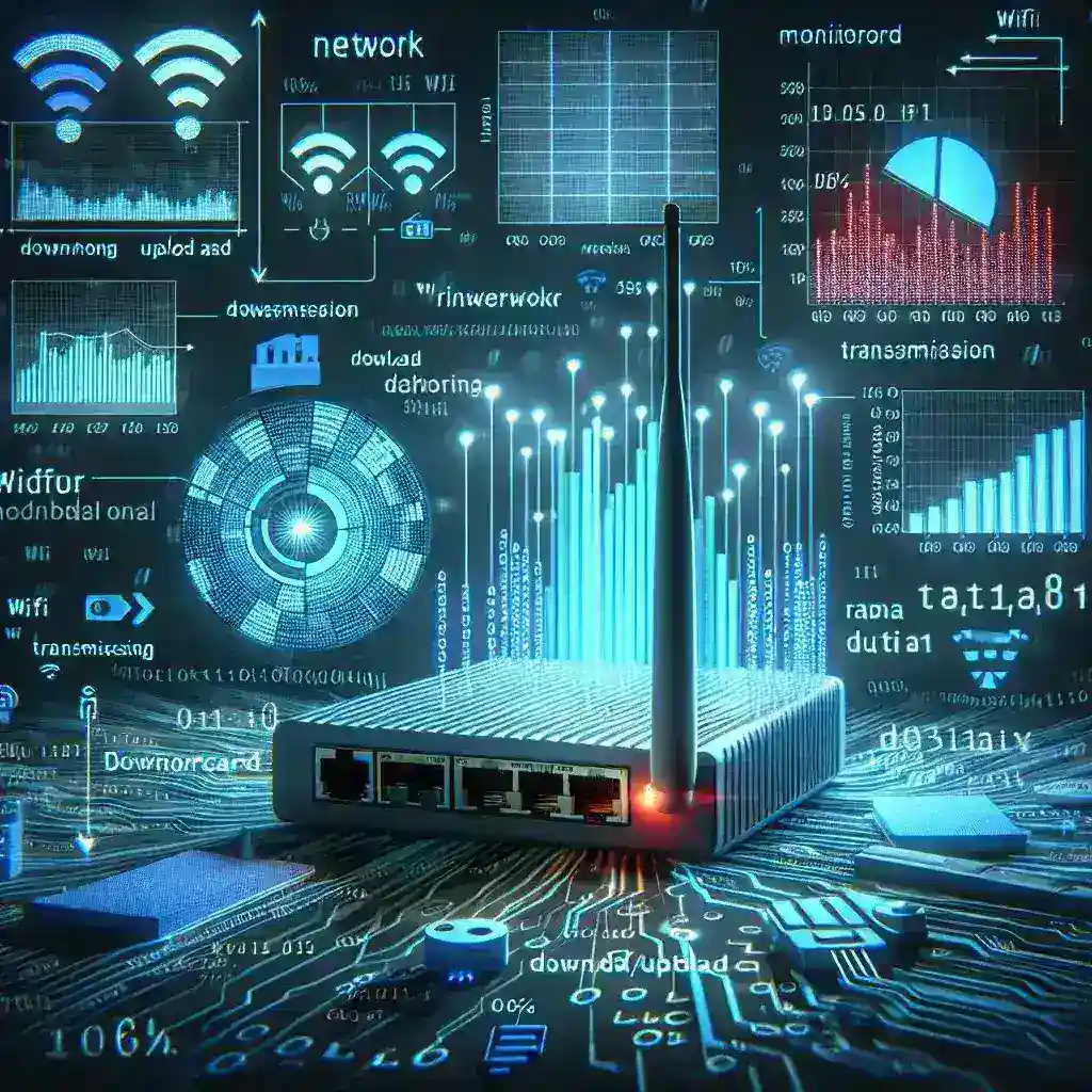 What is the best way to monitor data usage on a modem?