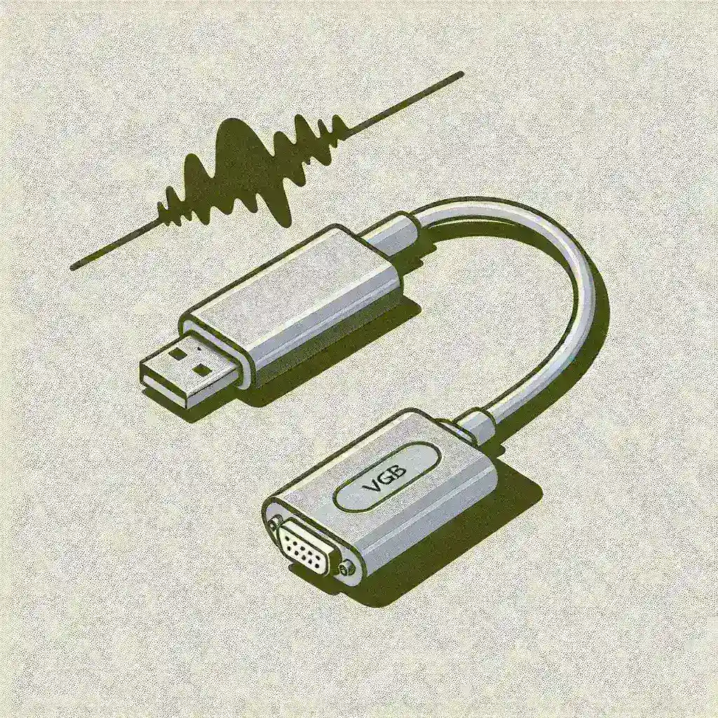 Is audio supported through a USB to VGA adapter?
